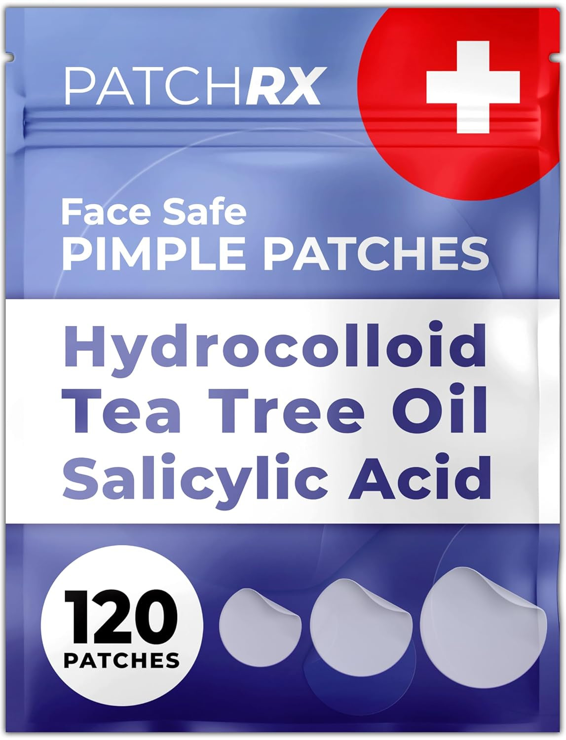 Salicylic Pimple Patches (120 Pack), Salicylic Acid Acne Patches with Tea Tree Oil - Zit Patch and Pimple Stickers for Face for Skin Care - Salicylic Acid Acne Dots (Packaging May Vary)